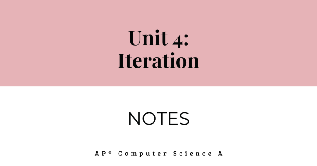 unit 4 notes