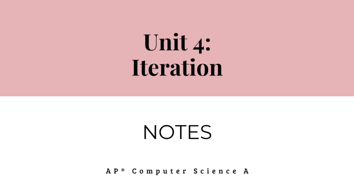 unit 4 notes