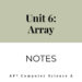 unit 6 notes