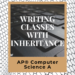 writing classes with inheritance