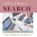 linear and binary search