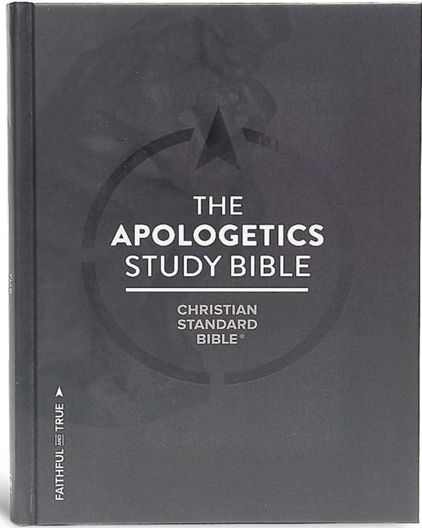 CSB Apologetics Study Bible, Gray Hardcover, Black Letter, Black Letter, Defend Your Faith, Study Notes and Commentary, Articles, Profiles, Full-Color Maps, Easy-to-Read Bible Serif Type - christian apologetics