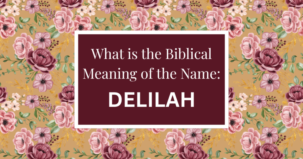 biblical meaning of the name delilah
