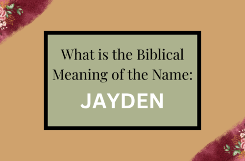 biblical meaning of the name jayden
