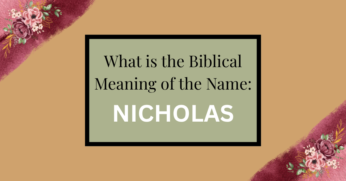 biblical meaning of the name nicholas