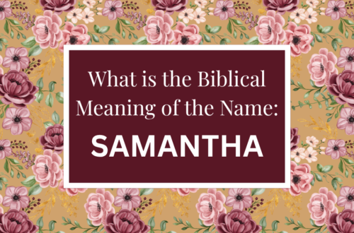 biblical meaning of the name samantha