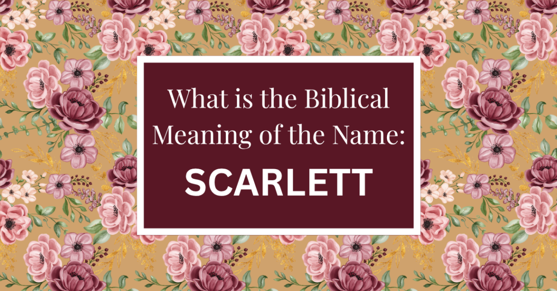 biblical meaning of the name scarlett