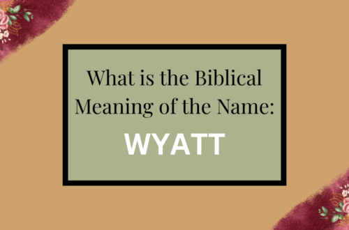 biblical meaning of the name wyatt