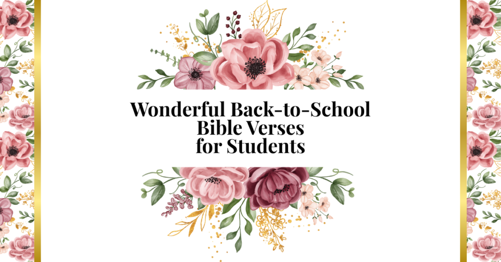 back to school bible verses for students