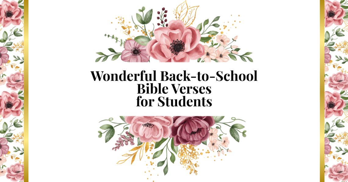 back to school bible verses for students