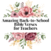 back to school bible verses for teachers