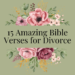 bible verses for divorce