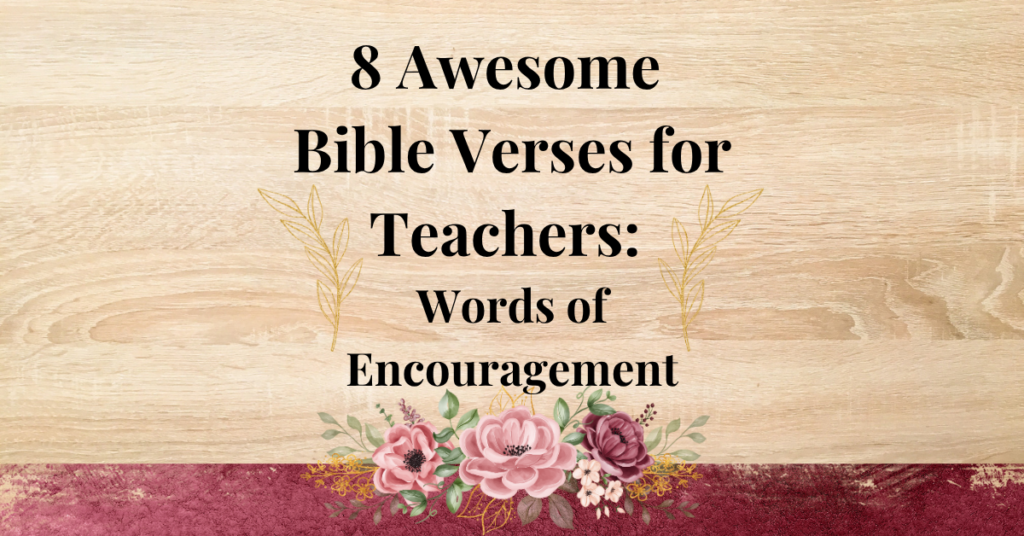 bible verses for teachers