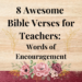 bible verses for teachers