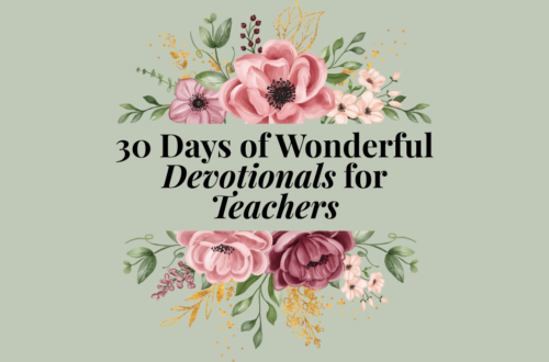devotionals for teachers