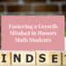 growth mindset in honors math students