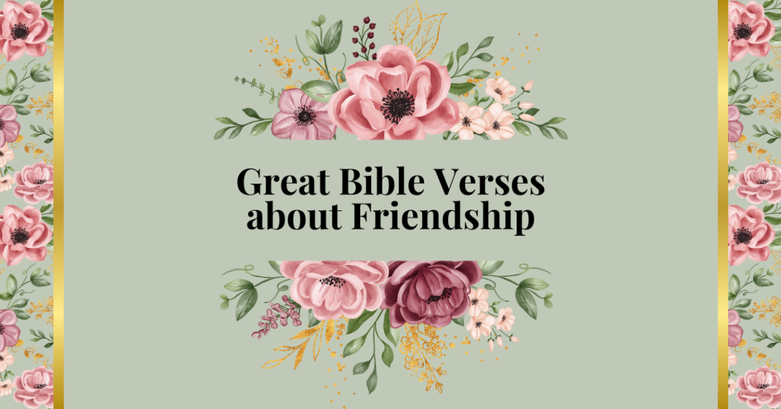 bible verses about friendship