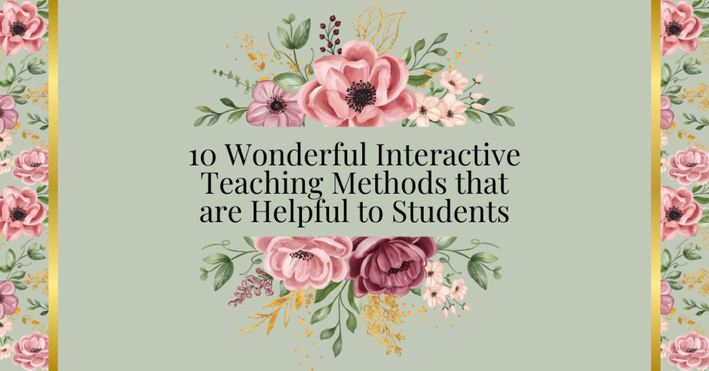 interactive teaching methods