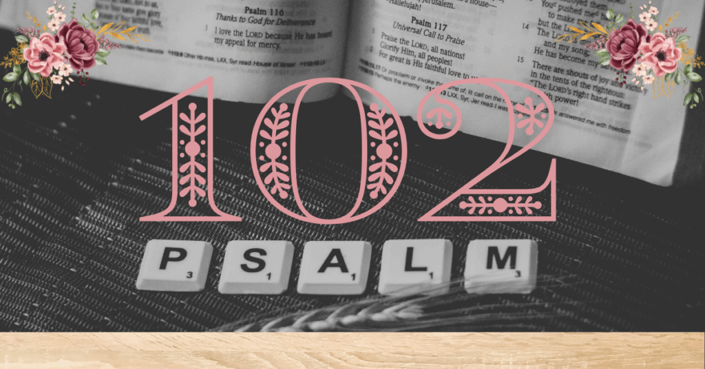 verse mapping of psalm 102