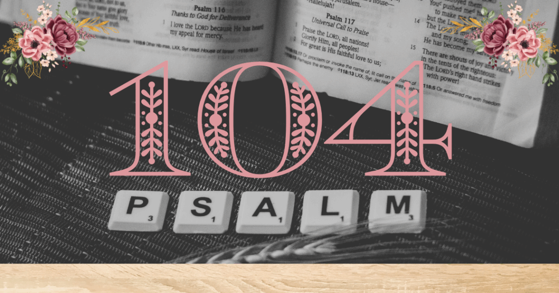 verse mapping of psalm 104