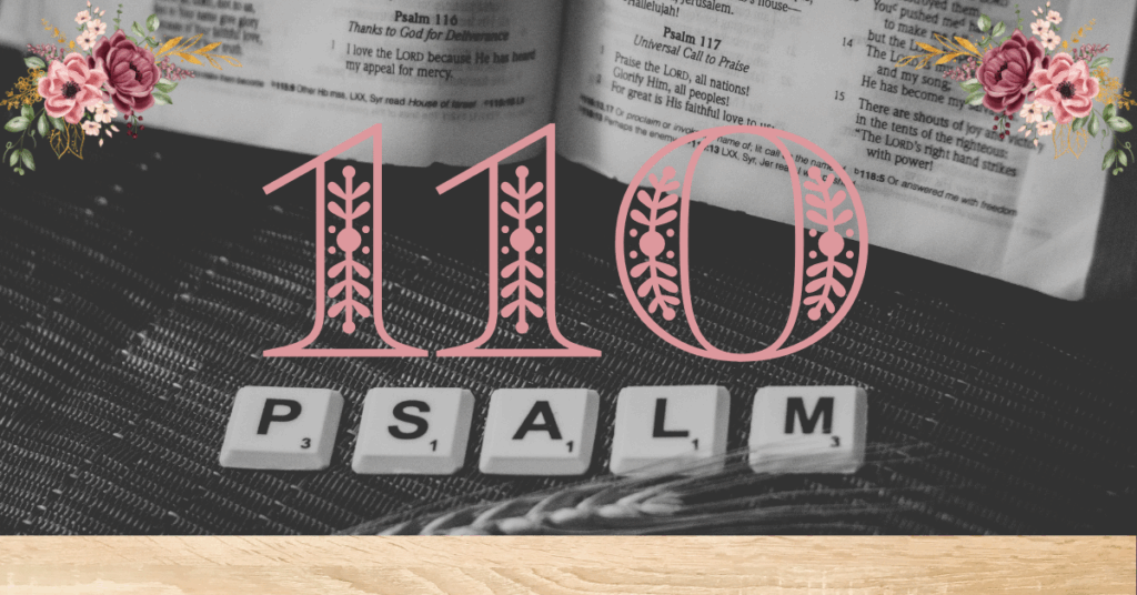 verse mapping of psalm 110