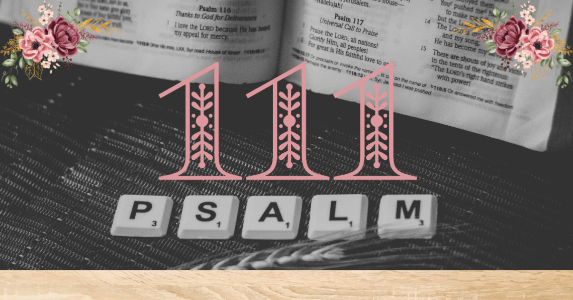 verse mapping of psalm 111