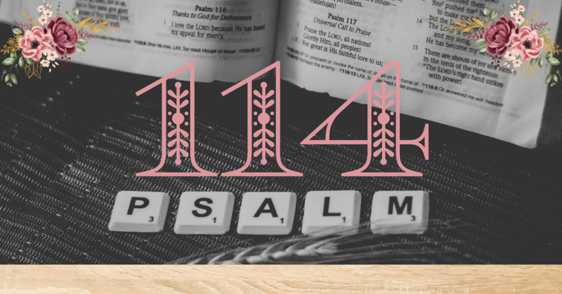 verse mapping of psalm 114