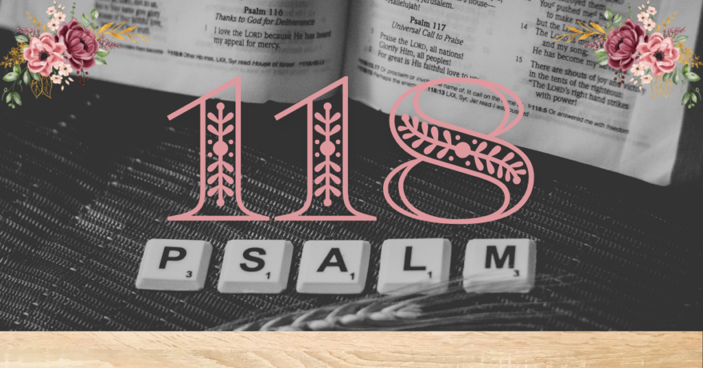 verse mapping of psalm 118