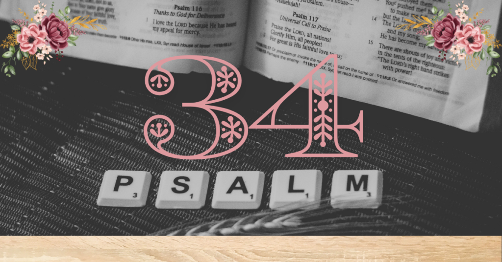 verse mapping of psalm 34
