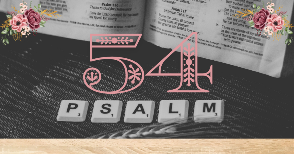 verse mapping of psalm 54