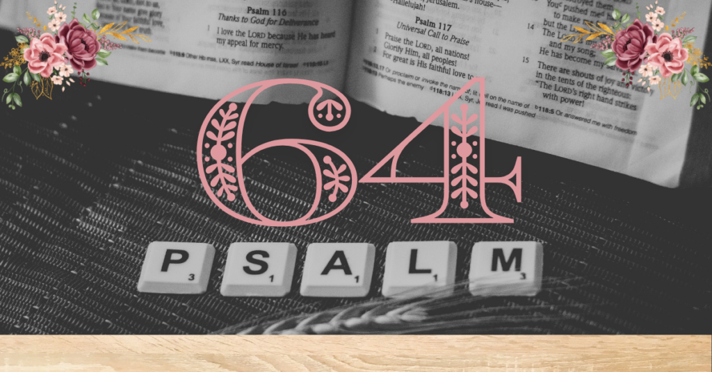 verse mapping of psalm 64