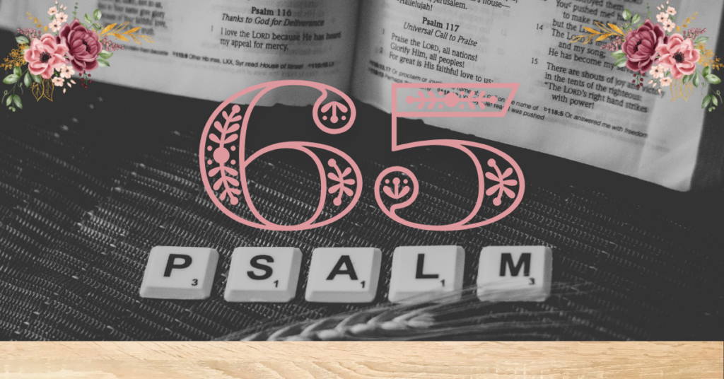 verse mapping of psalm 65