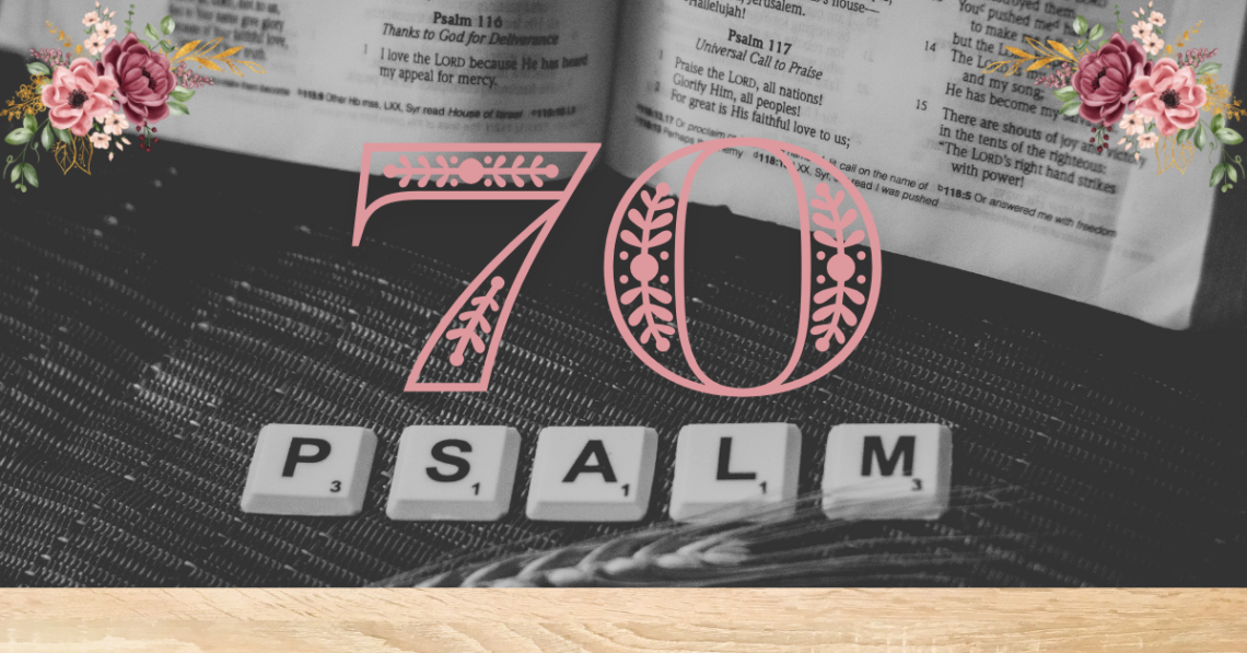 verse mapping of psalm 70