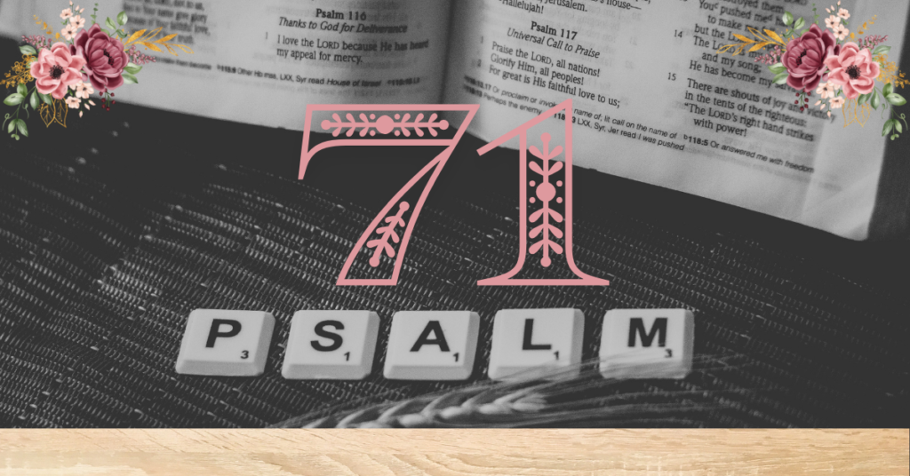 verse mapping of psalm 71