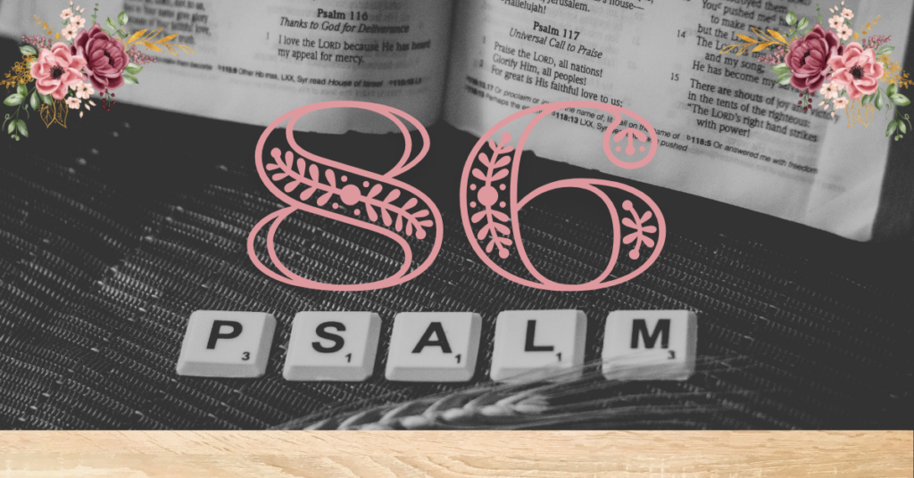 verse mapping of psalm 86