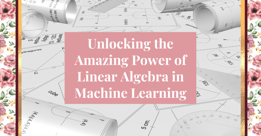 linear algebra in machine learning