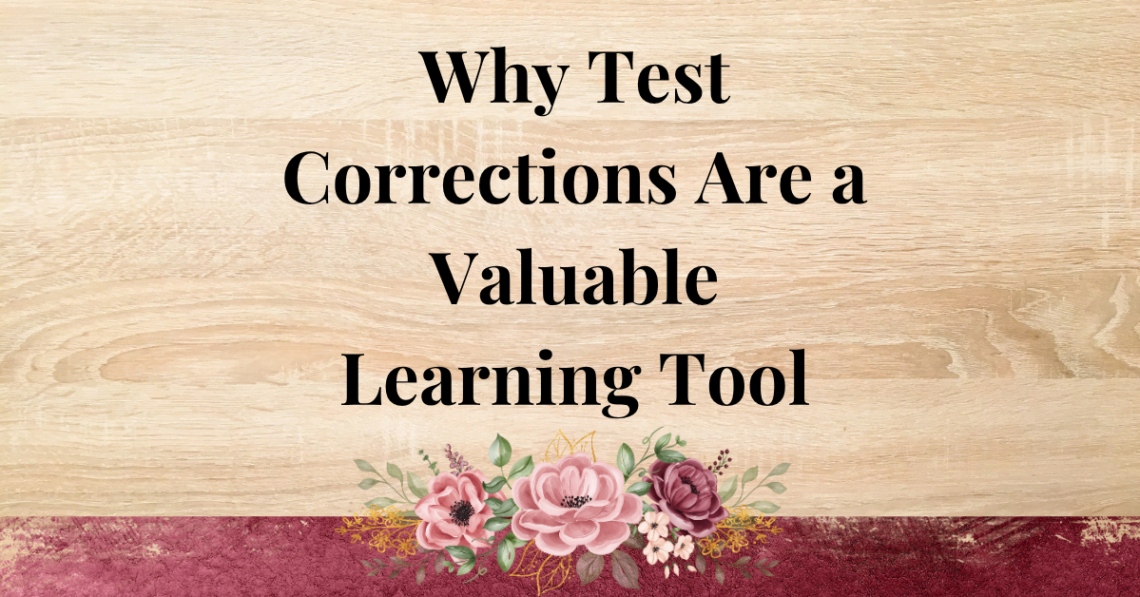 why test corrections are a valuable learning tool
