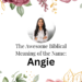 biblical meaning of the name angie