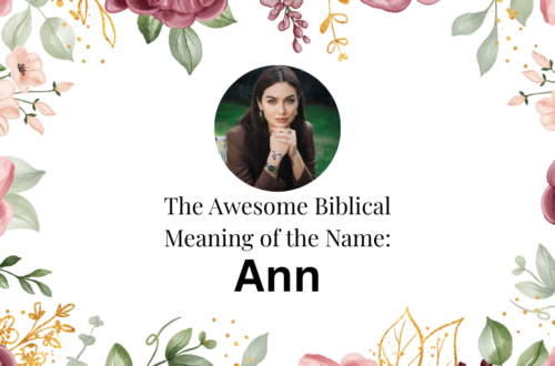 biblical meaning of the name ann