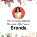 biblical meaning of the name brenda