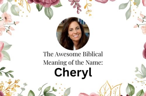 biblical meaning of the name cheryl