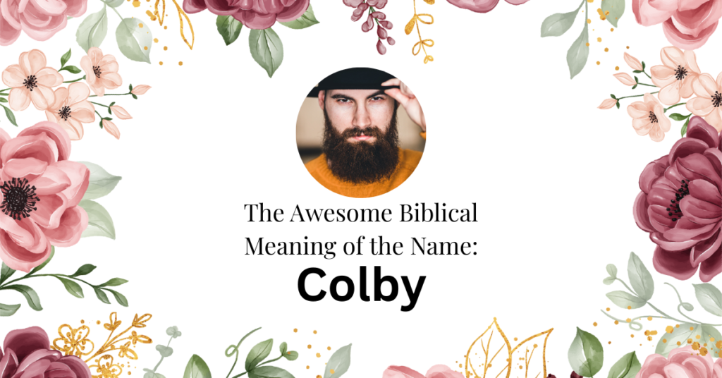 biblical meaning of the name colby