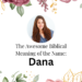 biblical meaning of the name dana