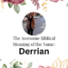 biblical meaning of the name derrian