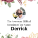 biblical meaning of the name derrick