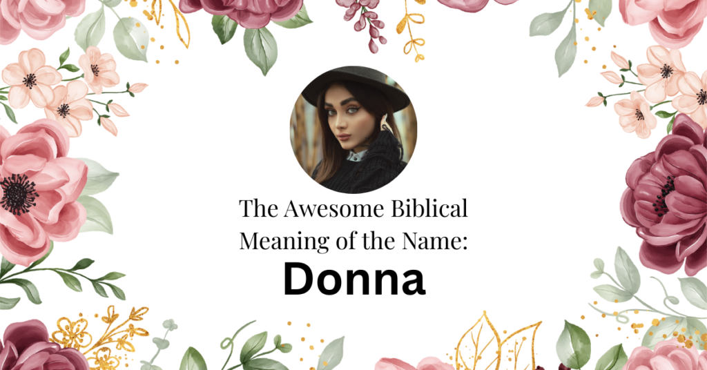 biblical meaning of the name donna