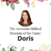 biblical meaning of the name doris