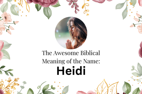 biblical meaning of the name heidi