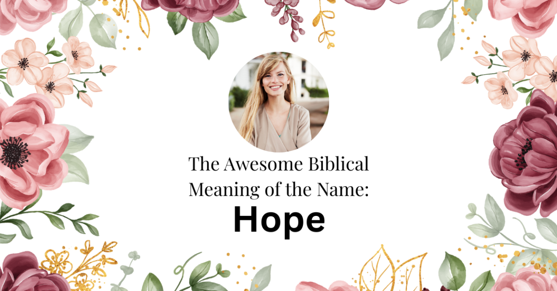 biblical meaning of the name hope