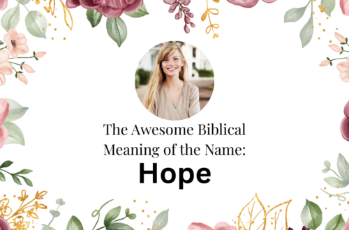 biblical meaning of the name hope